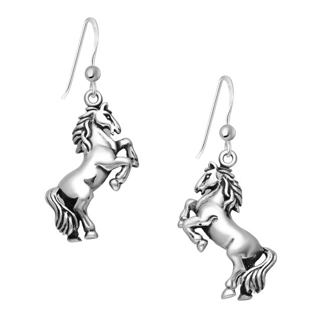 Horse hook Earrings in Sterling Silver