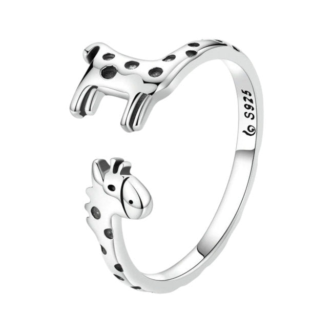 Giraffe Sterling Silver adjustable Ring