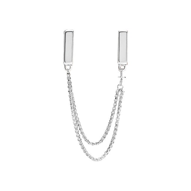 Clip on Sterling Silver Safety Chain