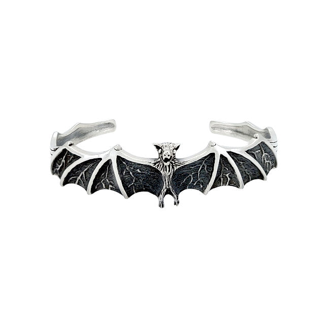 Bat Sterling Silver Cuff