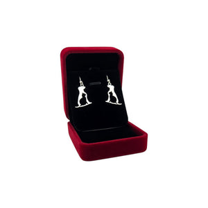 Dog & Cat Companions Sterling Silver dangle Earrings in a gift box