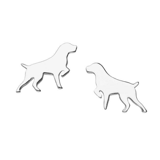Labrador Retriever Sterling Silver stud Earrings
