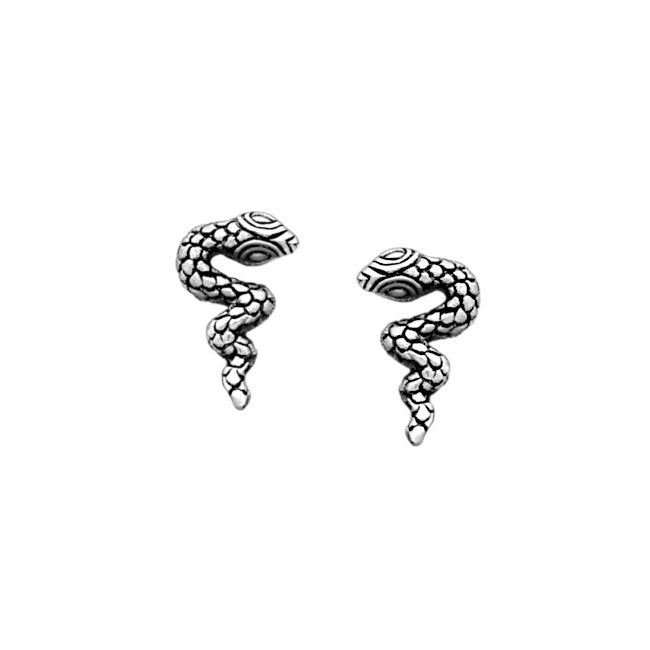 Snake Sterling Silver drop Earrings