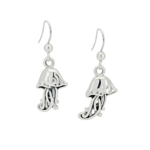 Jellyfish Sterling Silver dangle Earrings
