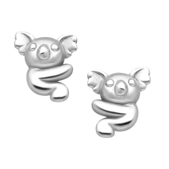 Koala Sterling Silver Earrings