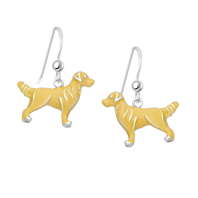 Labrador Retriever Sterling Silver hook Earrings