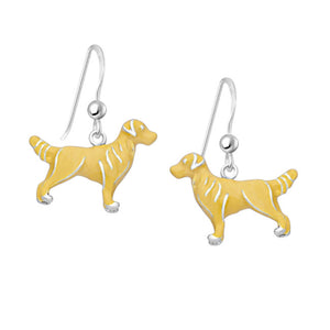 Labrador Retriever Sterling Silver hook Earrings