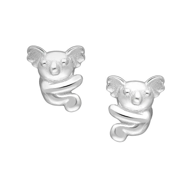 Koala Sterling Silver stud Earrings