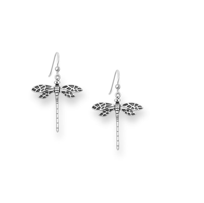 Dragonfly Sterling Silver hook Earrings