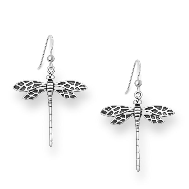 Dragonfly Sterling Silver Earrings