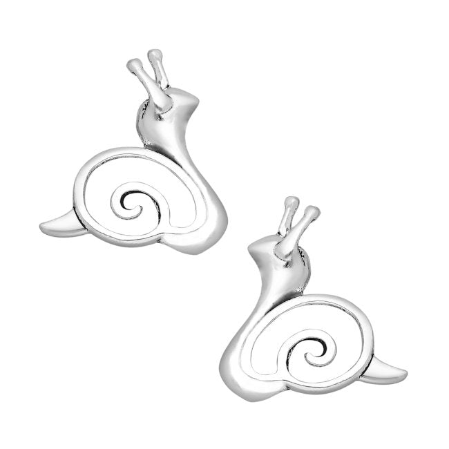 Snail Sterling Silver stud Earrings