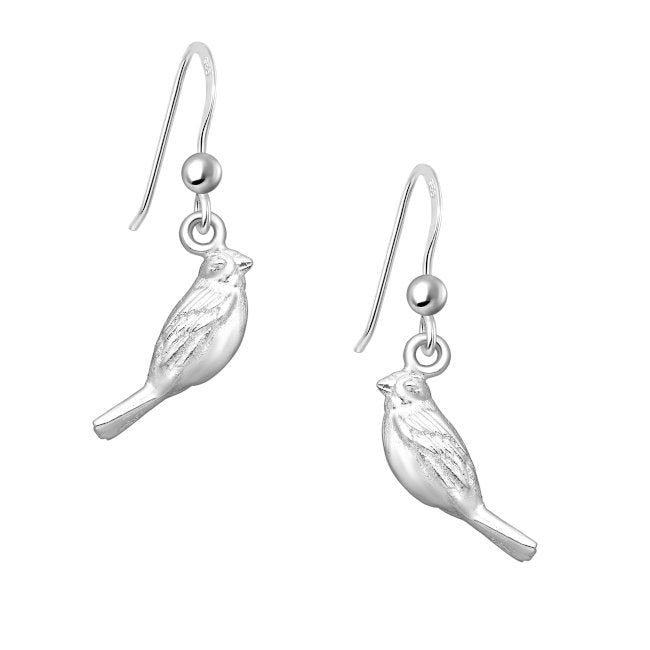 Bird Sterling Silver hook Earrings