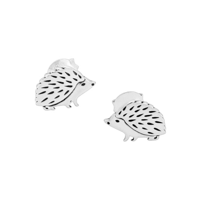 Hedgehog Sterling Silver stud Earrings