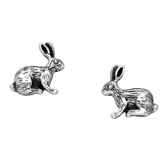 Rabbit Sterling Silver Earrings