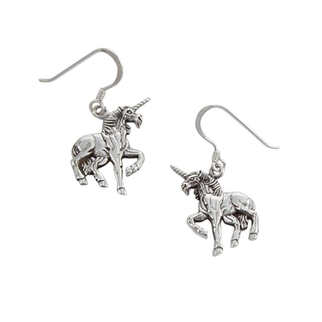 Unicorn Sterling Silver hook Earrings