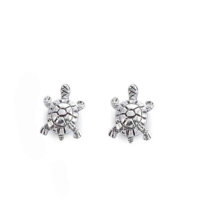 Turtle Sterling Silver stud Earrings