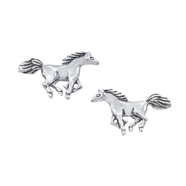 Horse Sterling Silver stud Earrings