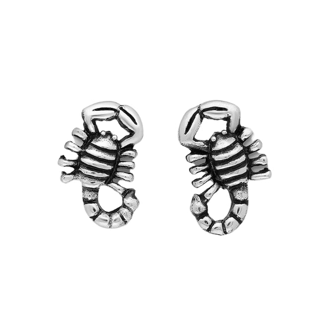 Scorpion Sterling Silver stud Earrings