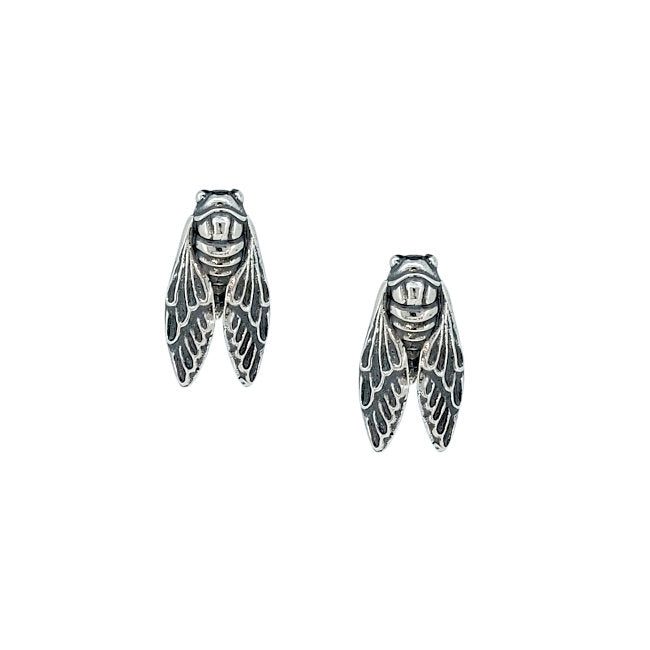 Cicada Sterling Silver Earrings