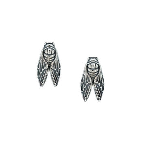 Cicada Sterling Silver Earrings