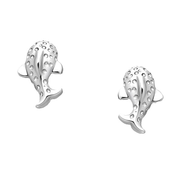 Whale Shark Sterling Silver stud Earrings