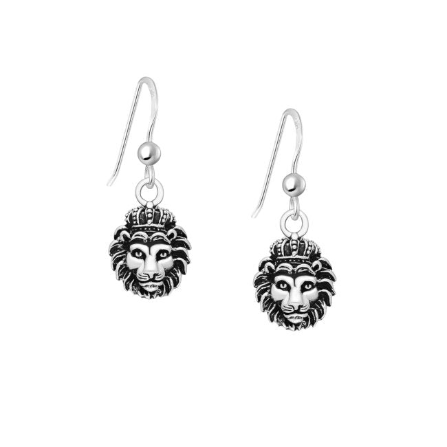 Lion King Sterling Silver dangle Earrings