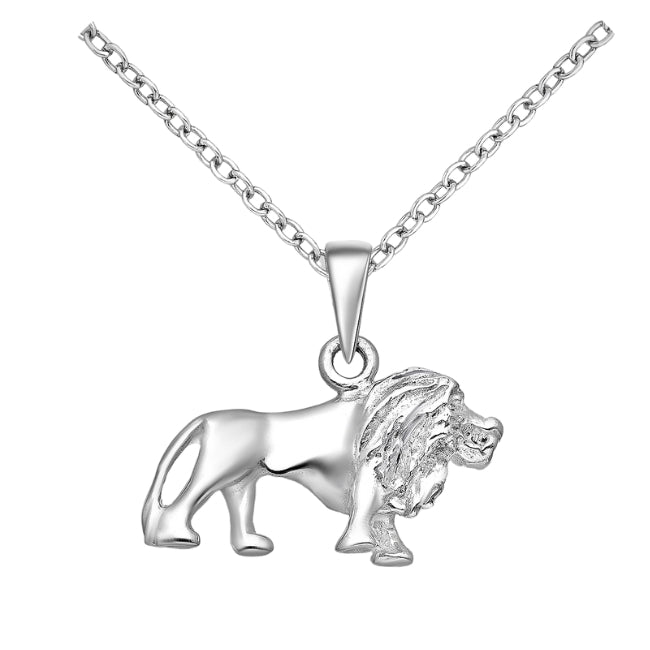 Lion Sterling Silver Pendant