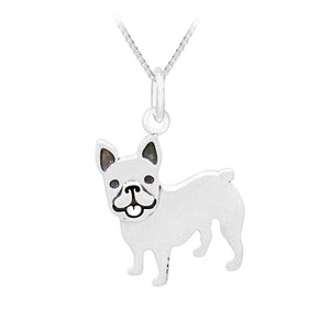 French Bulldog Sterling Silver Pendant