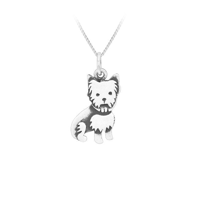 Yorkshire Terrier Sterling Silver Pendant