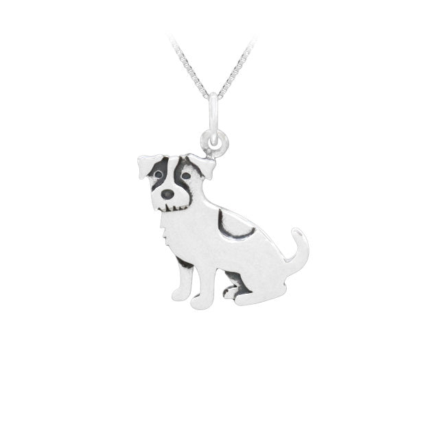 Jack Russell Terrier Sterling Silver Pendant