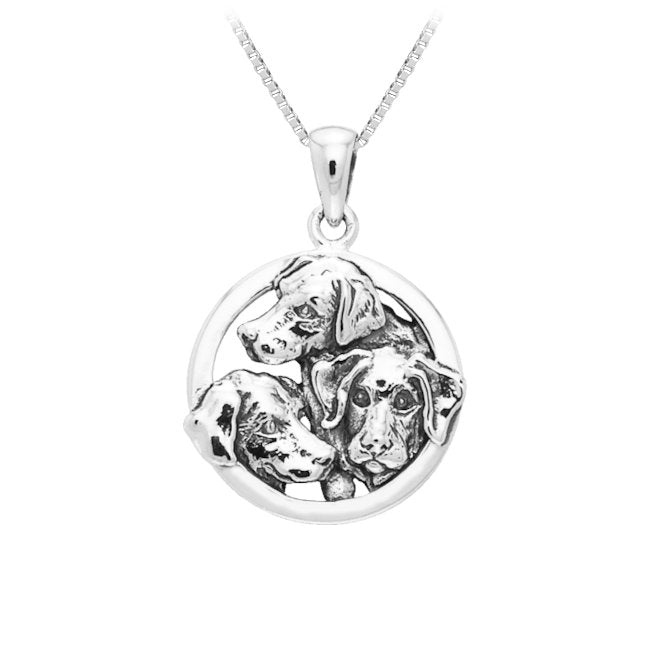 Labrador Retriever Sterling Silver Pendant