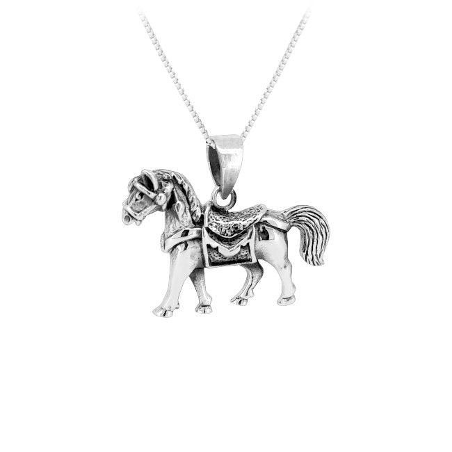 Horse Sterling Silver Pendant