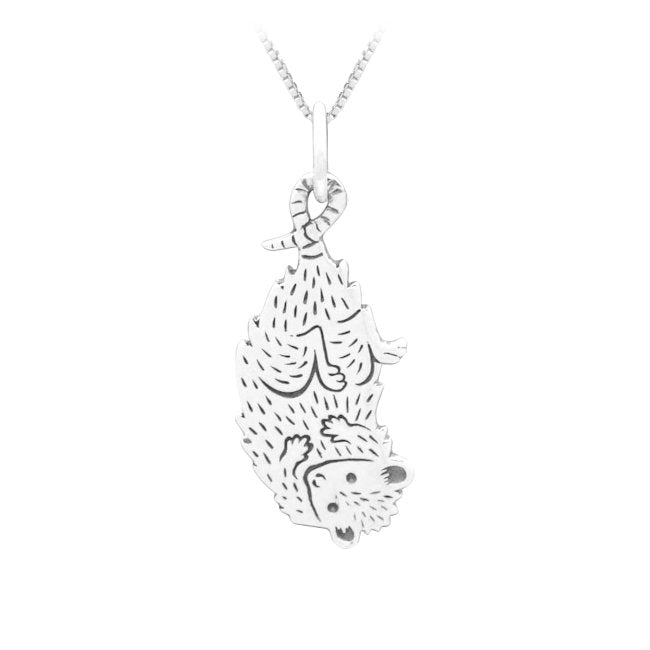 Possum Sterling Silver Charm Pendant