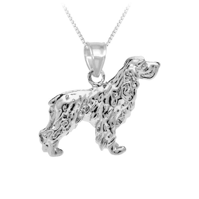 Cocker Spaniel Sterling Silver Pendant