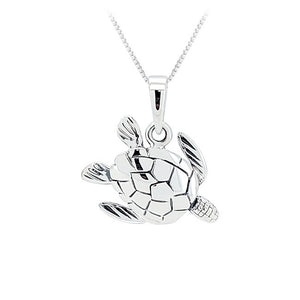 Turtle Sterling Silver Pendant