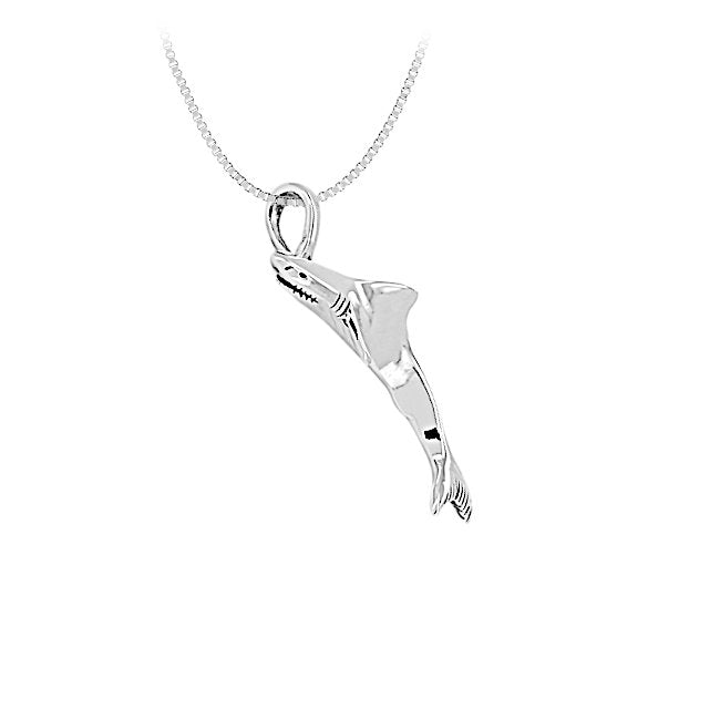 Shark Sterling Silver Pendant