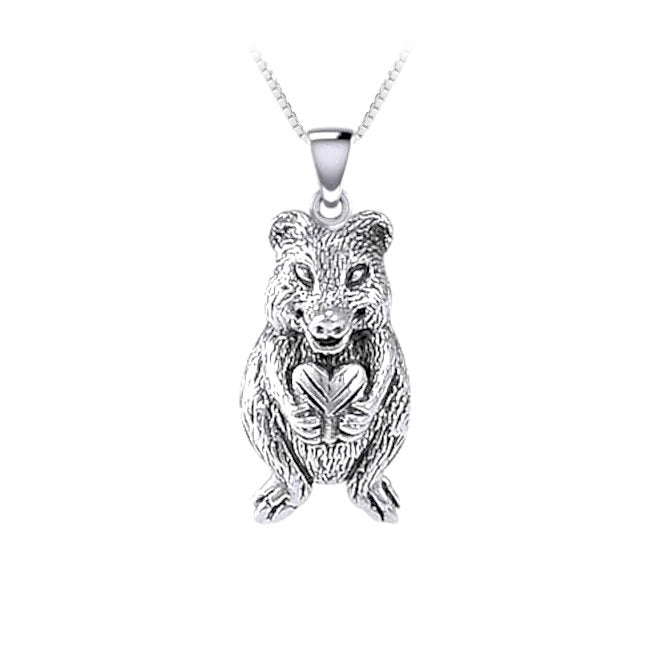 Quokka Sterling Silver Pendant