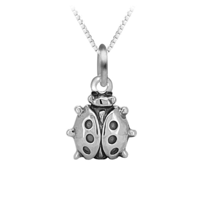 Ladybug Sterling Silver Pendant