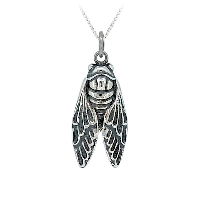 Cicada Sterling Silver Pendant