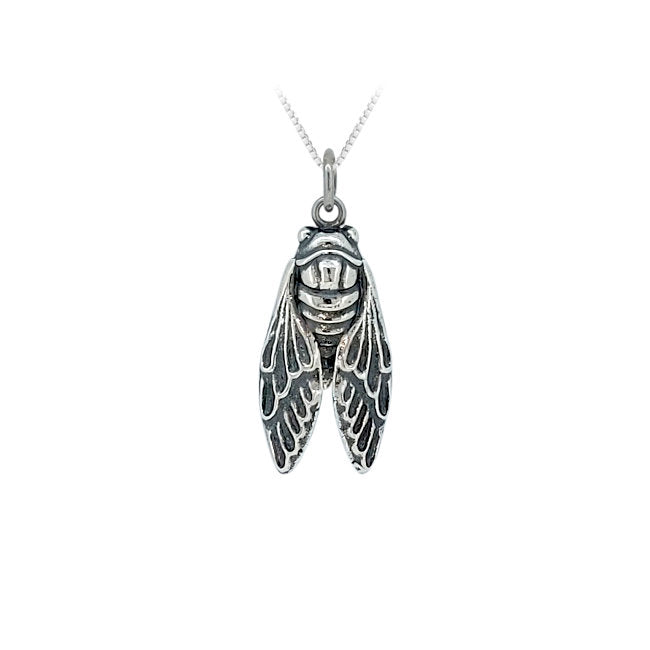 Cicada Sterling Silver Pendant