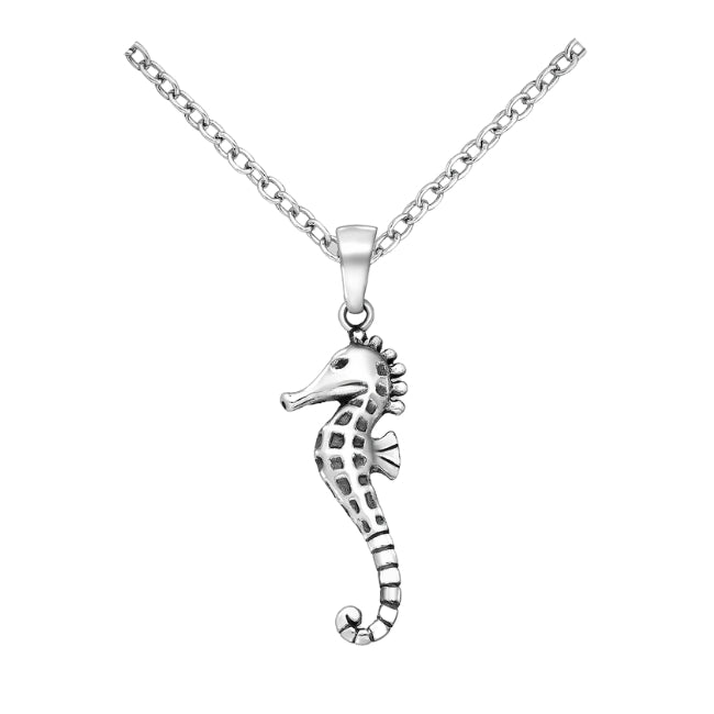 Seahorse Sterling Silver Pendant