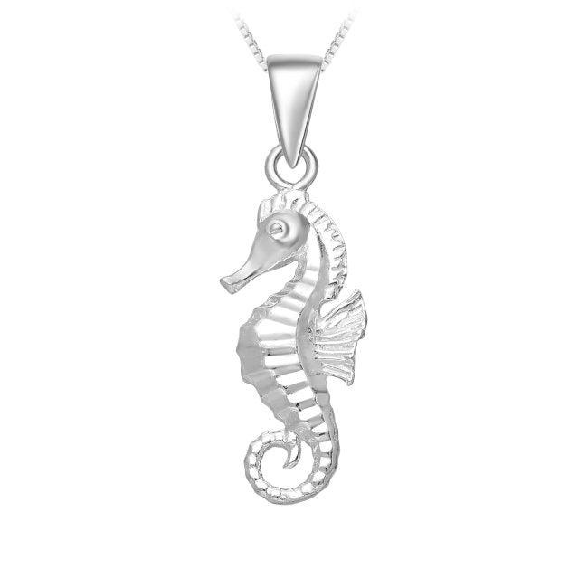 Seahorse Sterling Silver Pendant