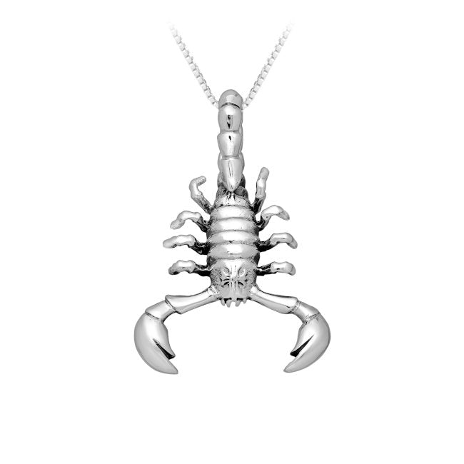 Scorpion Sterling Silver Pendant