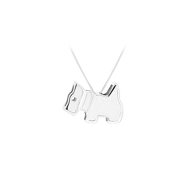 Scottish Terrier Sterling Silver Pendant