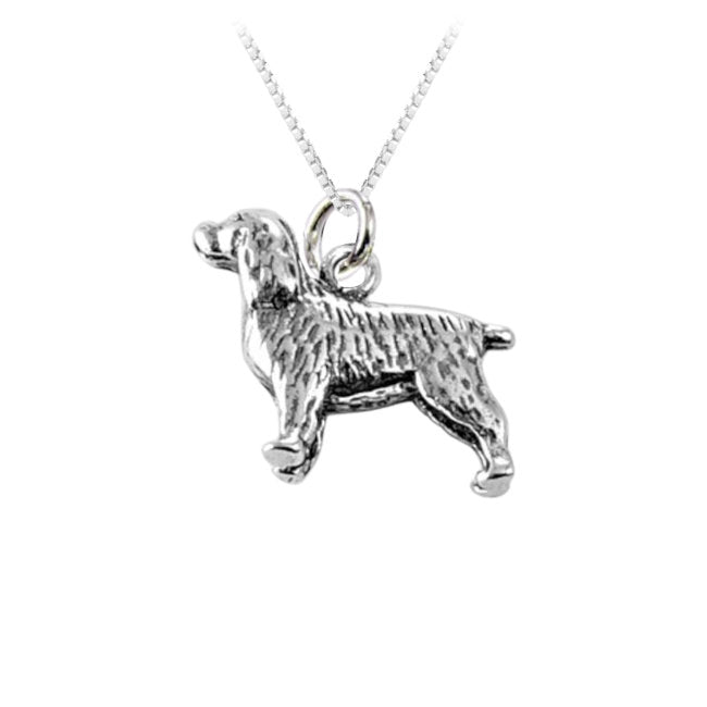 Cocker Spaniel Sterling Silver Pendant
