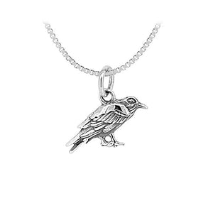 Raven Sterling Silver Pendant