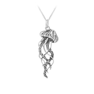 Jellyfish Sterling Silver Pendant
