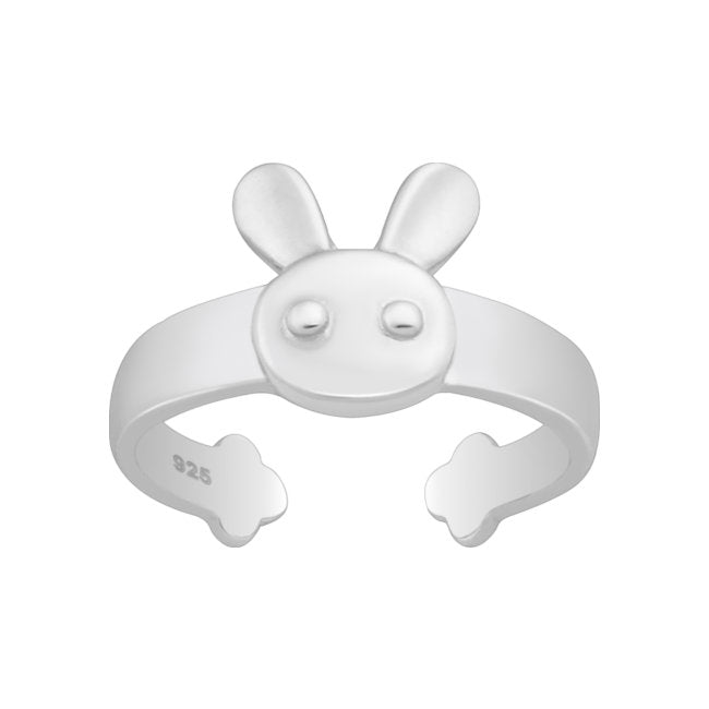 Rabbit adjustable Ring in Sterling Silver