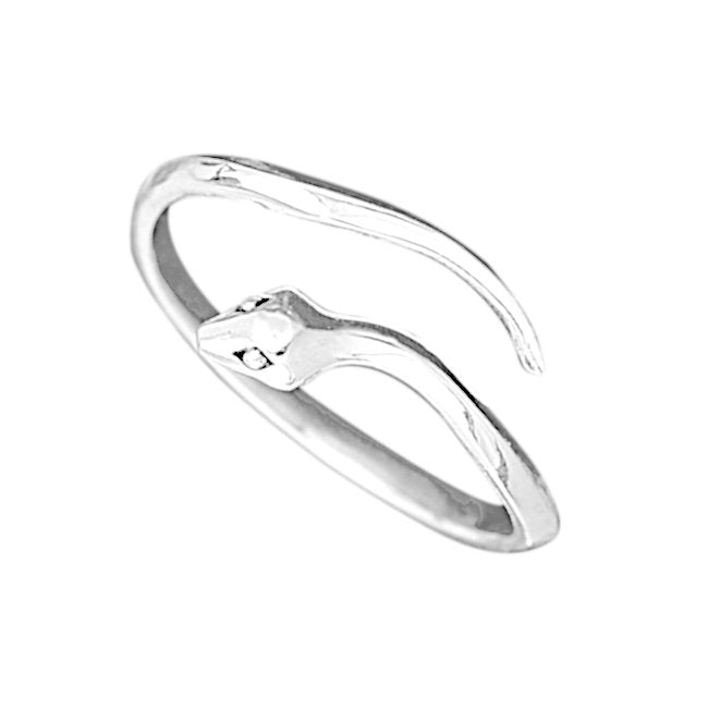 Snake Sterling Silver adjustable Ring