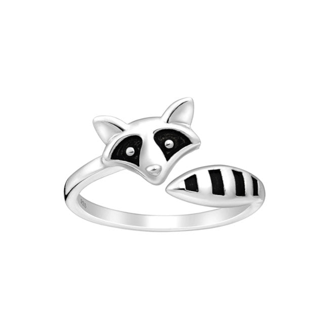 Fox Sterling Silver adjustable Ring